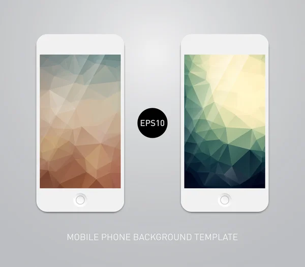 Abstract backgrounds for mobile phones — Stock Vector