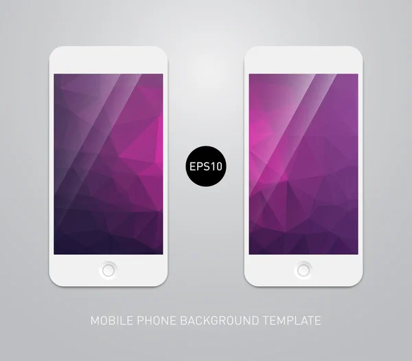 Abstract backgrounds for mobile phones — Stock Vector