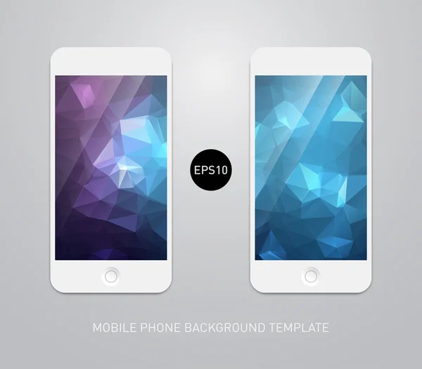 Abstract backgrounds for mobile phones — Stock Vector