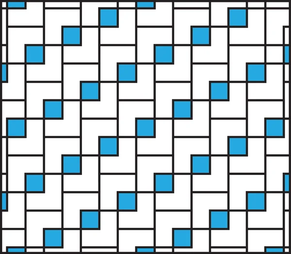 Fond abstrait avec motif de décoration carrés — Image vectorielle