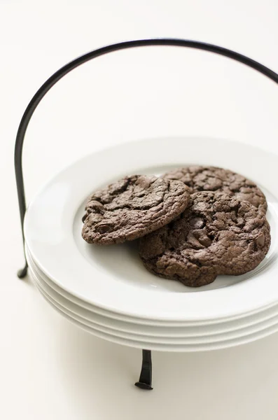 Chocolate chip and toffee cookie — Stock Photo, Image