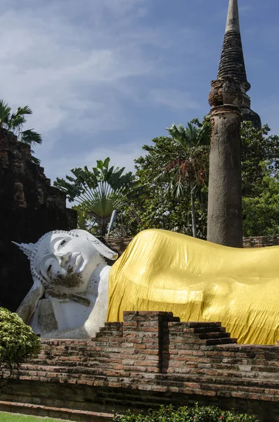 Wai Yai Chai Mongkol kohteessa Ayutthaya, Thaimaa — kuvapankkivalokuva