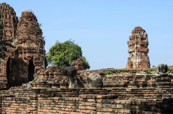Wat Mahatat in Ayutthaya — Stock Photo, Image