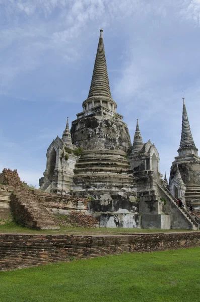 Wat phra si sanphet в ayutthaya, Таїланд — стокове фото