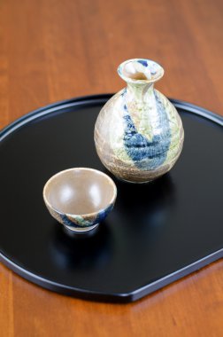 Japanese Sake Set clipart