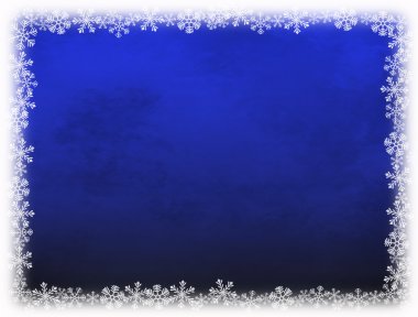 kış mavi arka plan