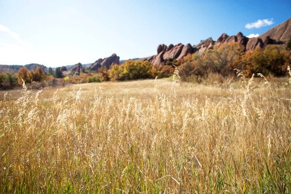 Roxborough State Park in Colorado during fall