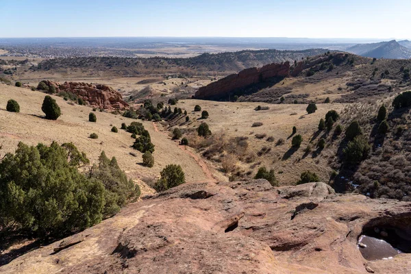 Hiking Trail Red Rocks Park Denver Colorado — ストック写真