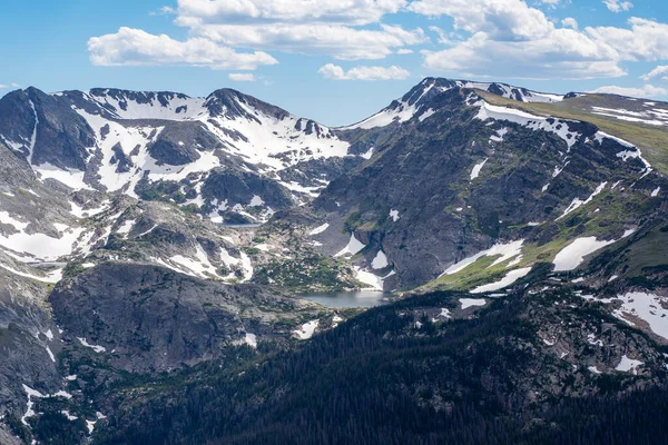 Het Uitzicht Rocky Mountain National Park Vanaf Een Van Schilderachtige — Stockfoto