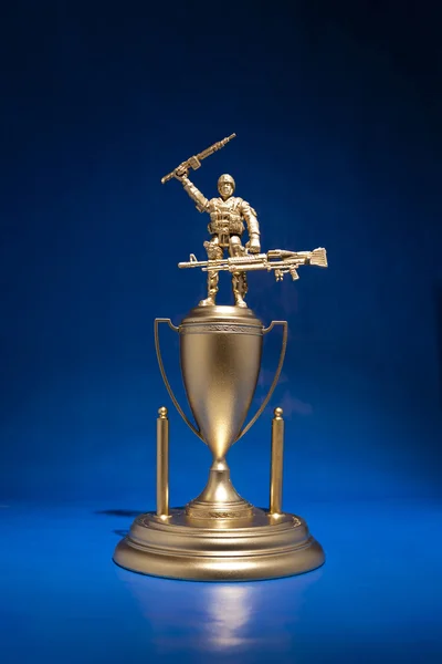 Soldier Trophy — Stock Photo, Image