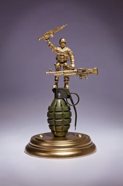 Marine Grenade Display clipart