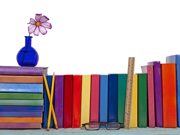 Books and Flowers — Stock Photo, Image