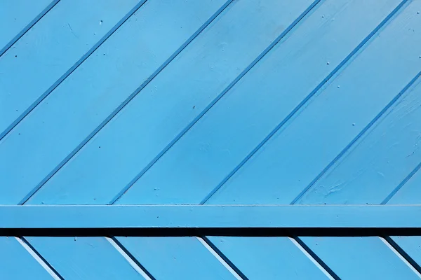 Blå träribbor bakgrund — Stockfoto