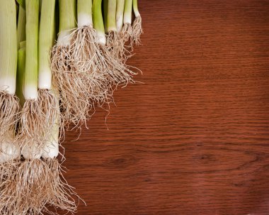 çiftlik taze pırasa arka plan