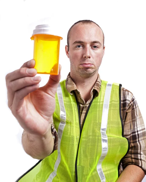 Worker and Medication — Stock Photo, Image