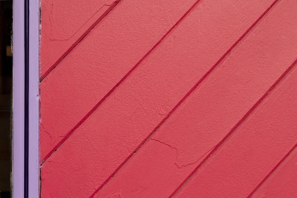 Fondo de listones de madera rojo —  Fotos de Stock