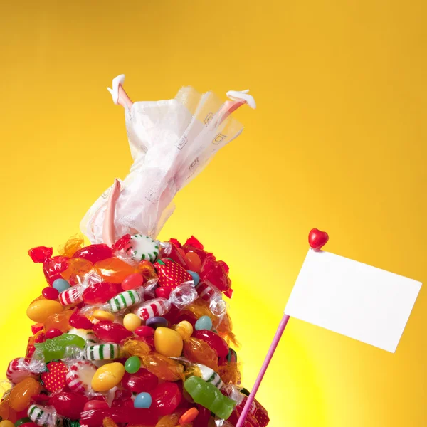 Kopf über Kopf in Süßigkeiten und Liebe heilen — Stockfoto