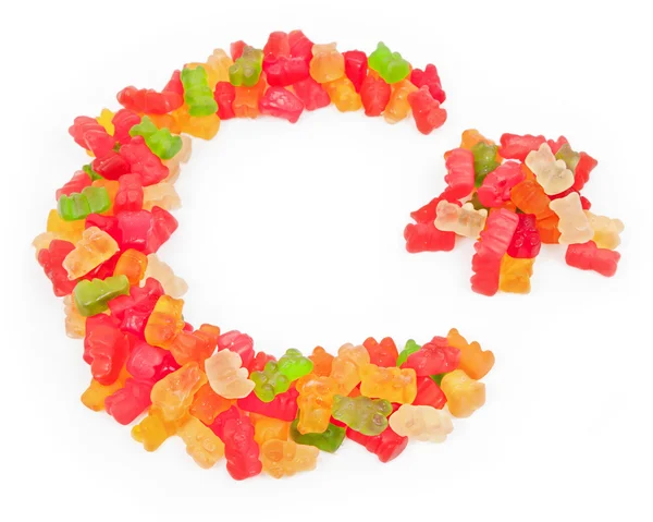 Candy Star and Crescent — Stock Photo, Image