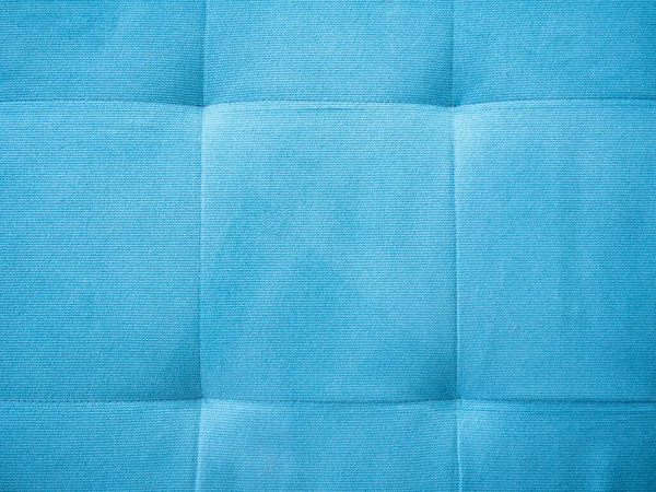 Einfache Hochauflösende Blaue Sofakissen Weichen Bequemen Hintergrundmaterial Textur Struktur Nahaufnahme — Stockfoto