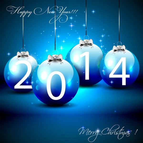 mutlu yeni yıl 2014 - illüstrasyon