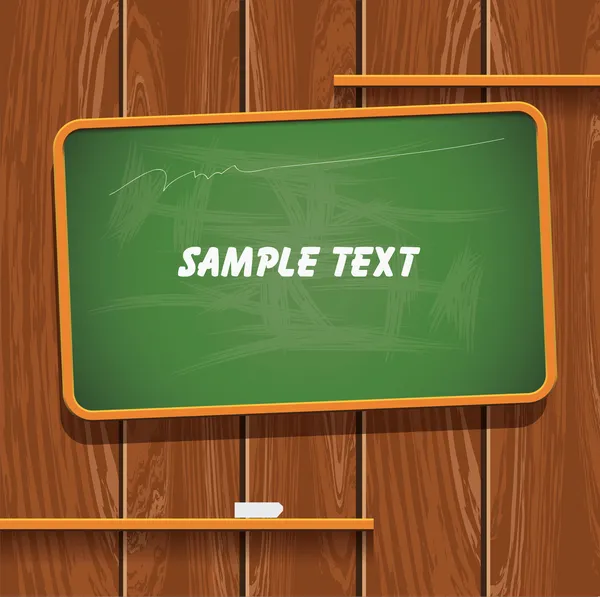 Kara tahta tuval - illüstrasyon