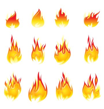 soyut fire - illüstrasyon