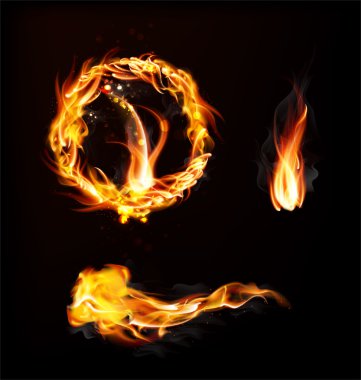 soyut fire - illüstrasyon