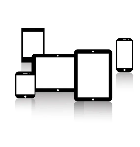 Ekrany smartfony tabletki Ilustracja Stockowa