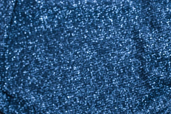 Tekstura Błyszczącej Błyszczącej Tkaniny Lurex Niebieski Kolor — Zdjęcie stockowe