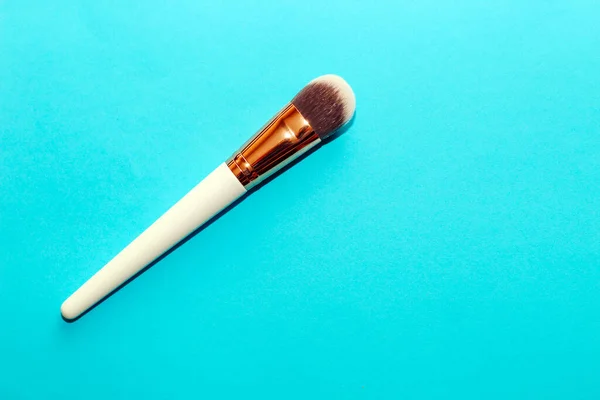 Cosmetic Brush Applying Foundation Concealer — Stockfoto