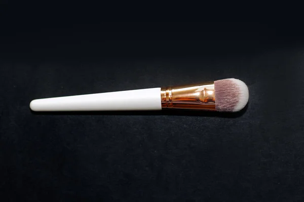 Cosmetic Brush Applying Foundation Concealer — Foto de Stock