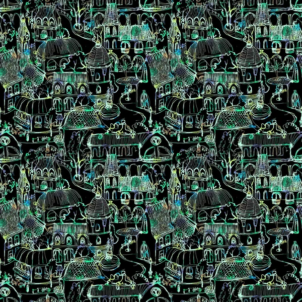 gece şehir el sorunsuz şekilde çekilmiş