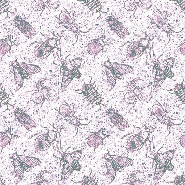 Dikişsiz böcekler desen