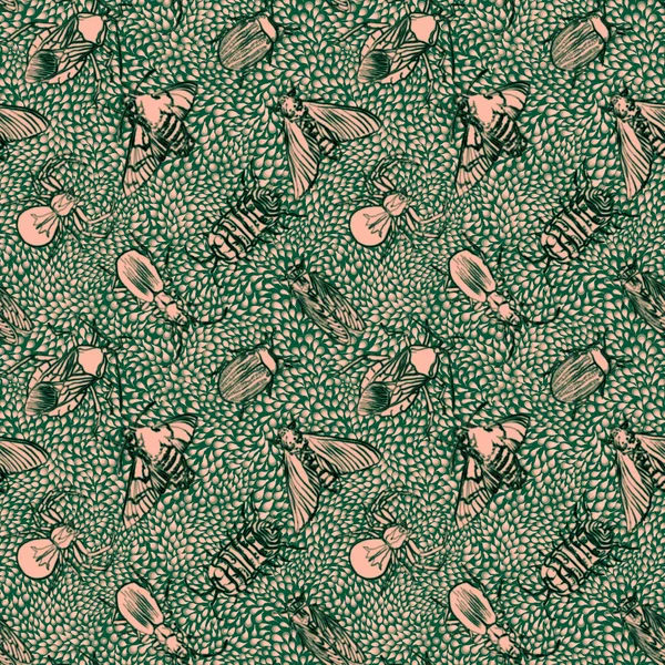 Dikişsiz böcekler desen