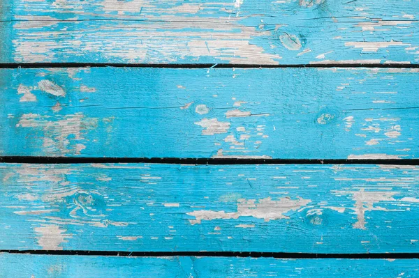 Fond Bois Planches Rugueuses Peintes Bleu Photo De Stock