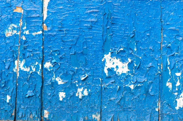 Fond Vieille Peinture Bleue Fissurée Photos De Stock Libres De Droits