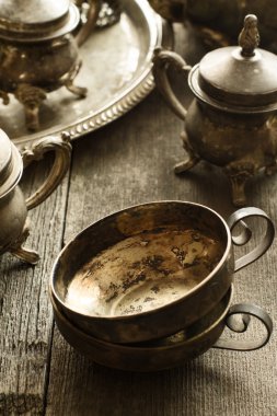 Vintage metal mutfak eşyaları