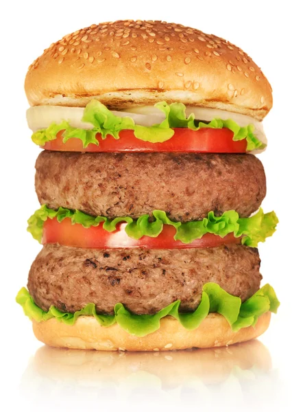 Büyük hamburger — Stok fotoğraf