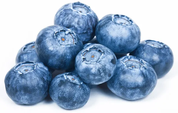 Blueberries on a white background — Stock Photo, Image