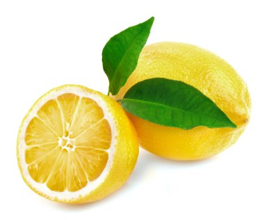 limonlu yeşil yaprakları ile