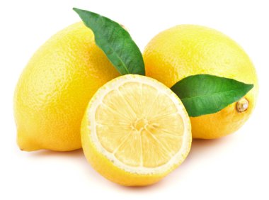limonlu yeşil yaprakları ile