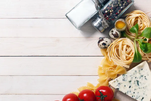 Italiensk mat bakgrund — Stockfoto