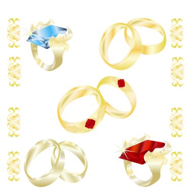 ürün yelpazesine Yüzükler