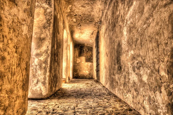 Passage abandonné au Château de Prague, République tchèque — Photo