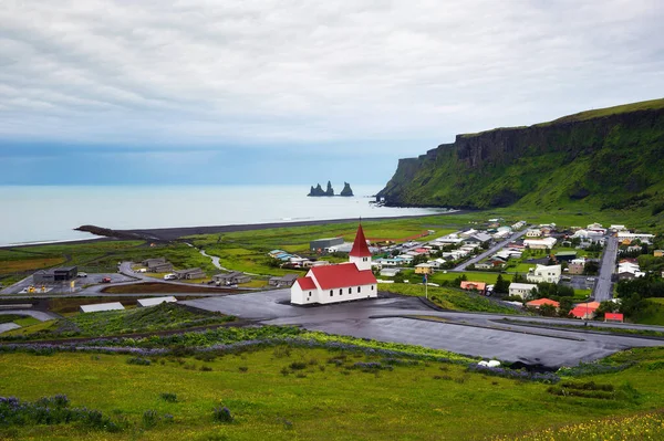 Villaggio di Vik i Myrdal in Islanda — Foto Stock
