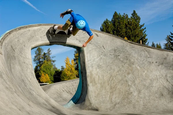 Skateboardista na koni — Stock fotografie