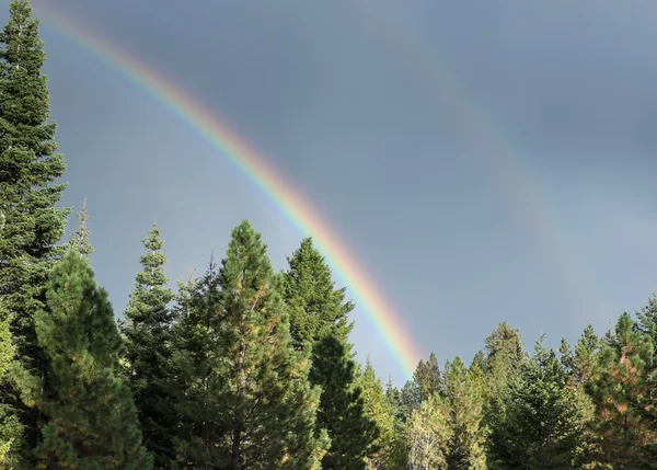 Dubbele regenboog — Stockfoto