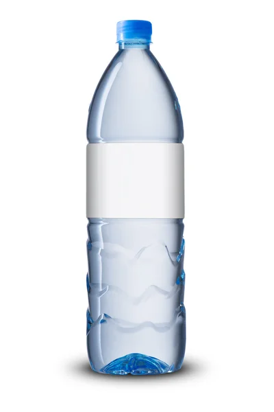 Wasserflasche isolieren auf weißem Hintergrund — Stockfoto