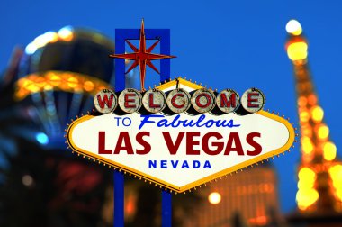Las vegas neon tabela için hoş geldiniz