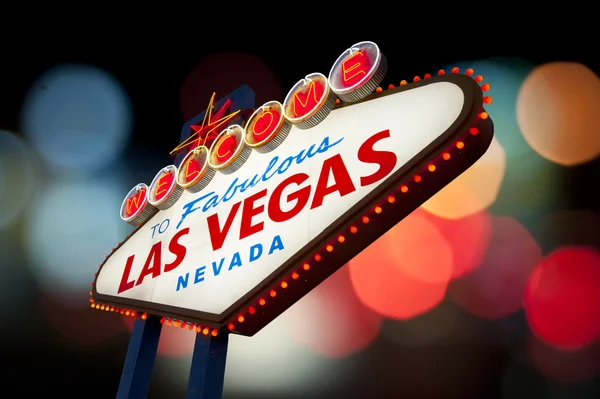 Famous Las Vegas Welcome Sign — Stock Photo, Image